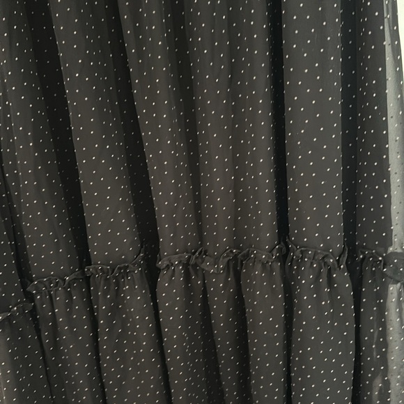 Rokoko black polka dot dress size Large - Picture 3 of 7